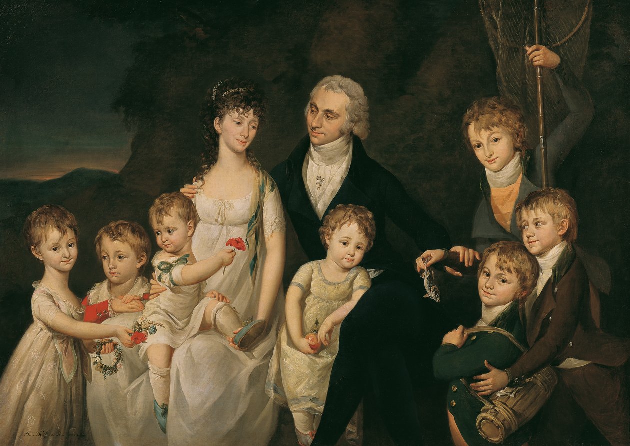 A família Anton von Marx de Barbara Krafft
