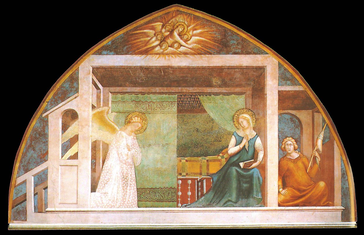 A Anunciação de Barna da Siena