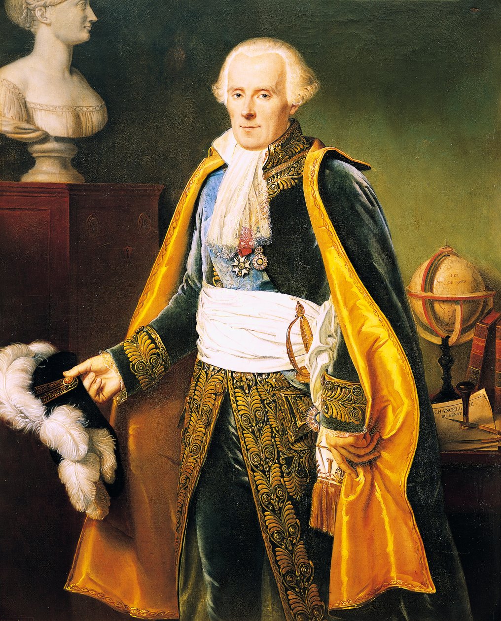 Retrato de Pierre-Simon Laplace (Beaumont-en-Auge de Baron Pierre Narcisse Guerin