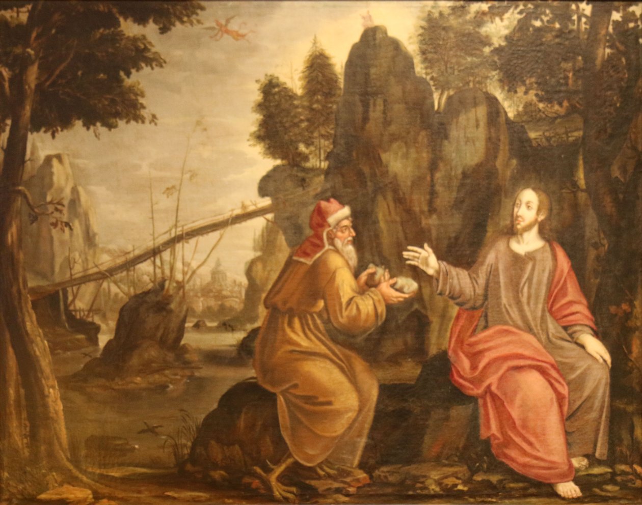 Jesus no deserto de Barthélemy Parrocel
