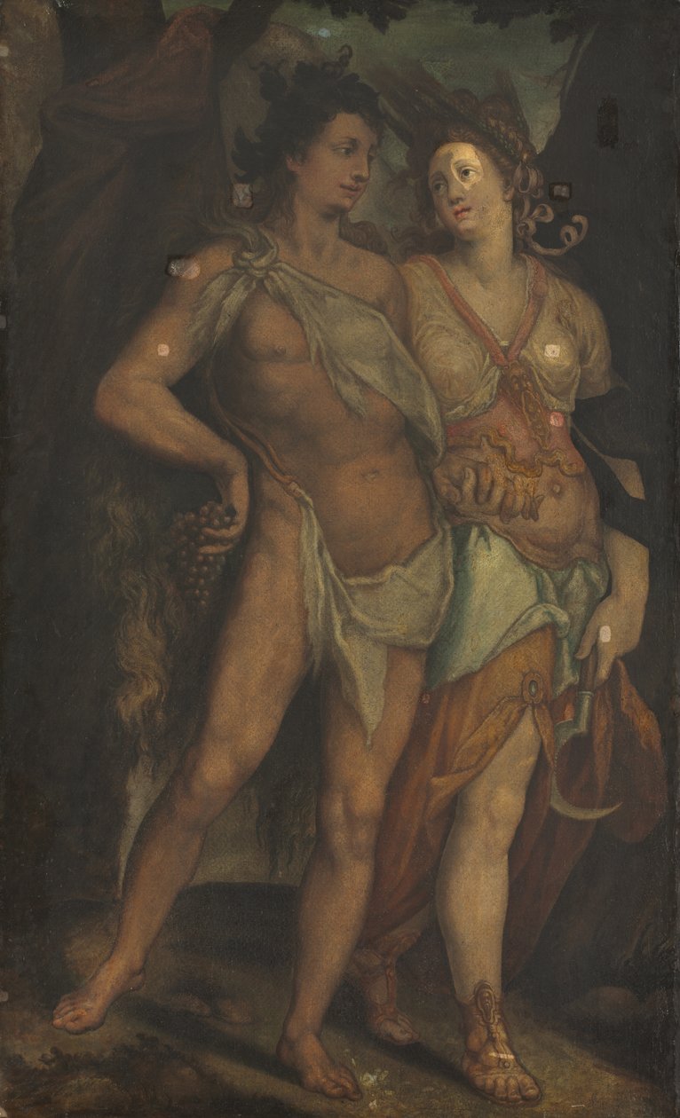 Ceres e Bacchus de Bartholomaeus Spranger
