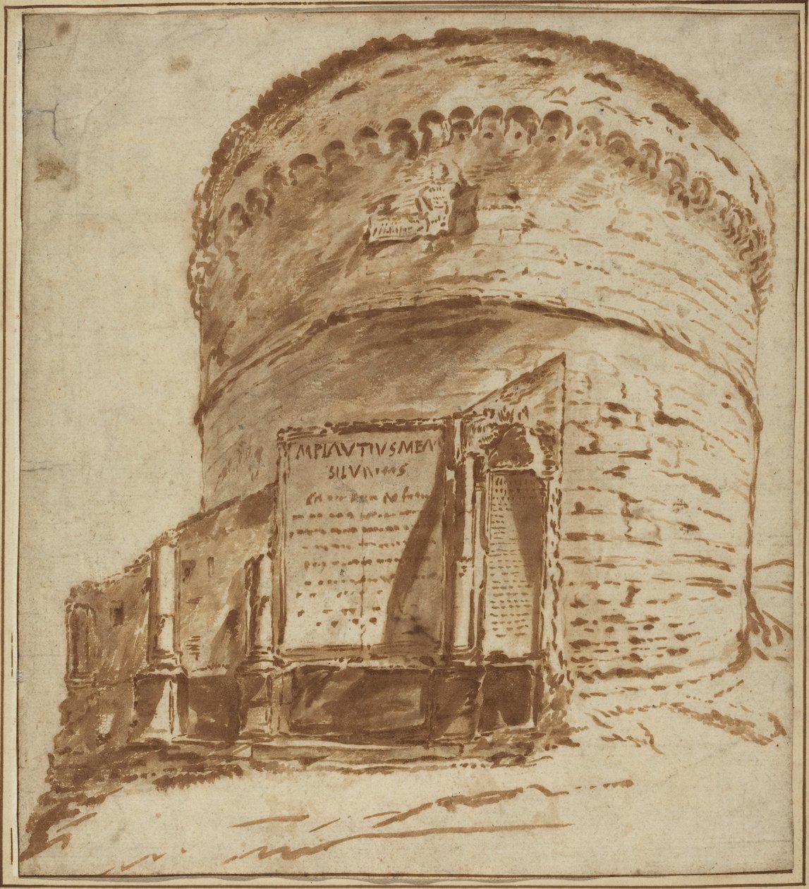 Tumba de Plautius de Bartholomeus Breenbergh