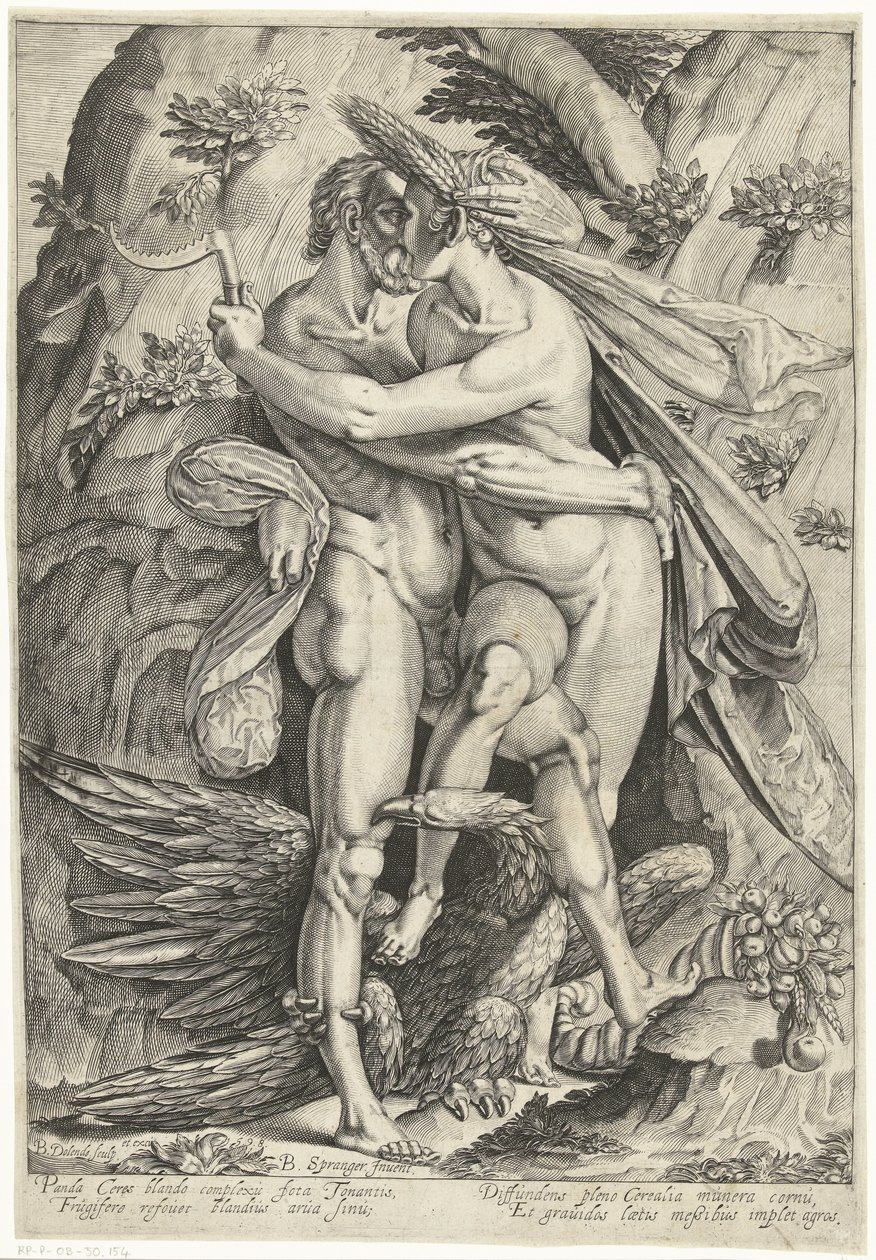 Plutão e Ceres de Bartholomeus Willemsz. Dolendo