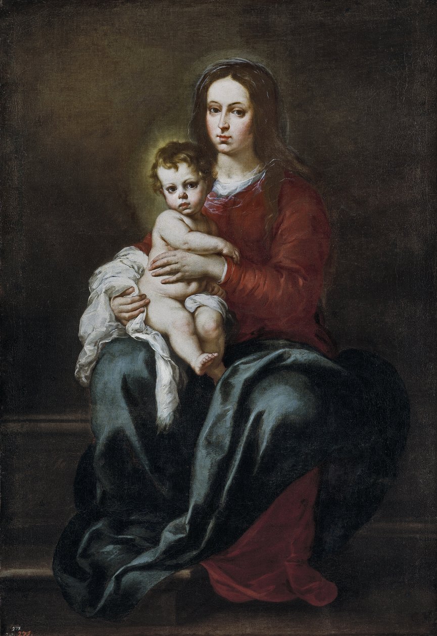 A Virgem com o Menino de Bartolomé Esteban Murillo