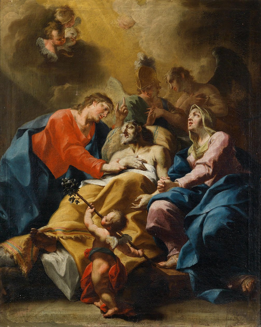 A morte de São José de Bartolomeo Altomonte