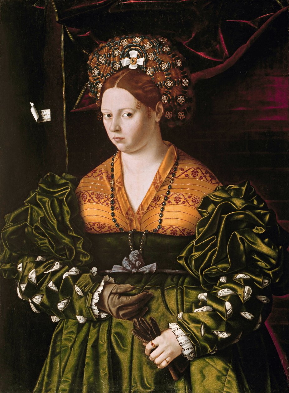 Retrato de uma senhora de Bartolomeo Veneto