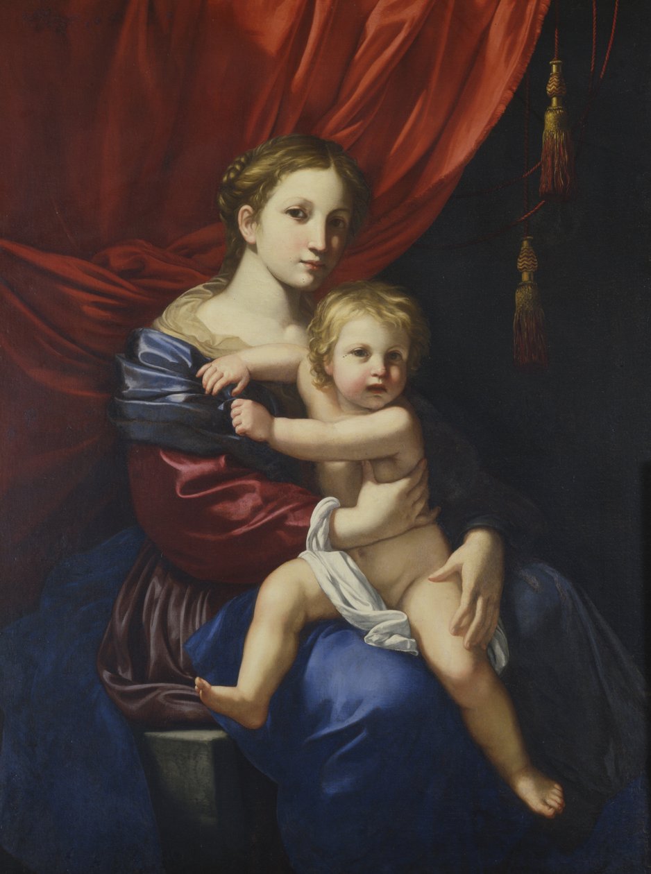 Madonna e criança de Bartolomeo Cavarozzi