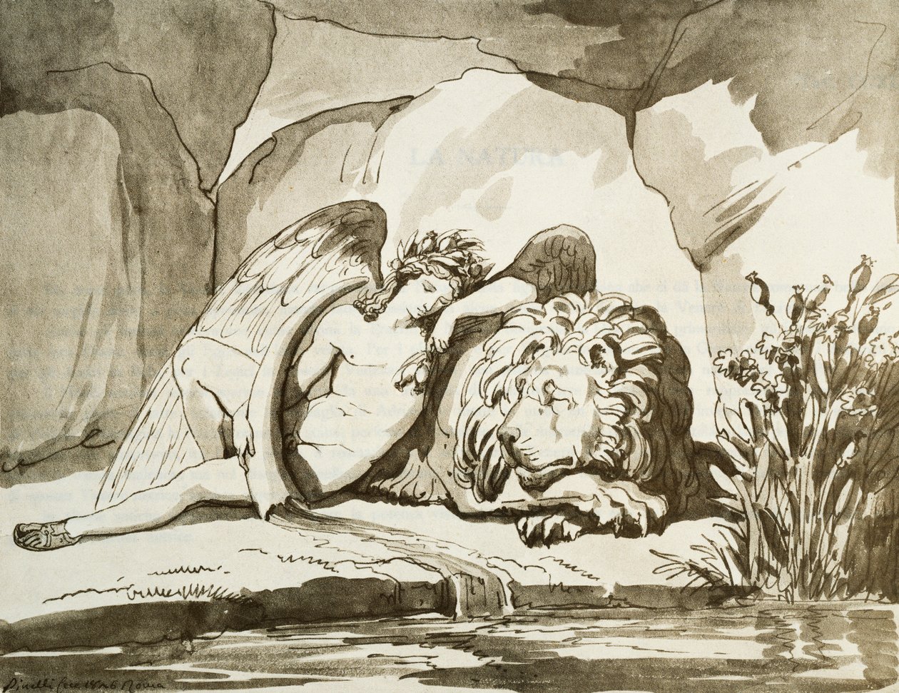 Hypnos (O Sono) de Bartolomeo Pinelli