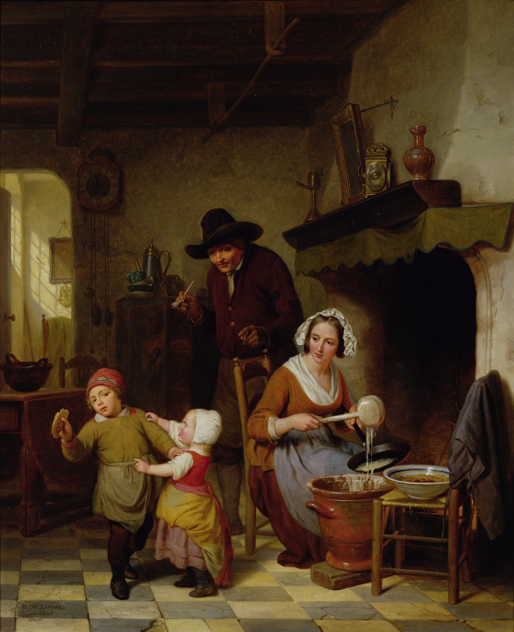 Dia da Panqueca, 1845 de Basile de Loose