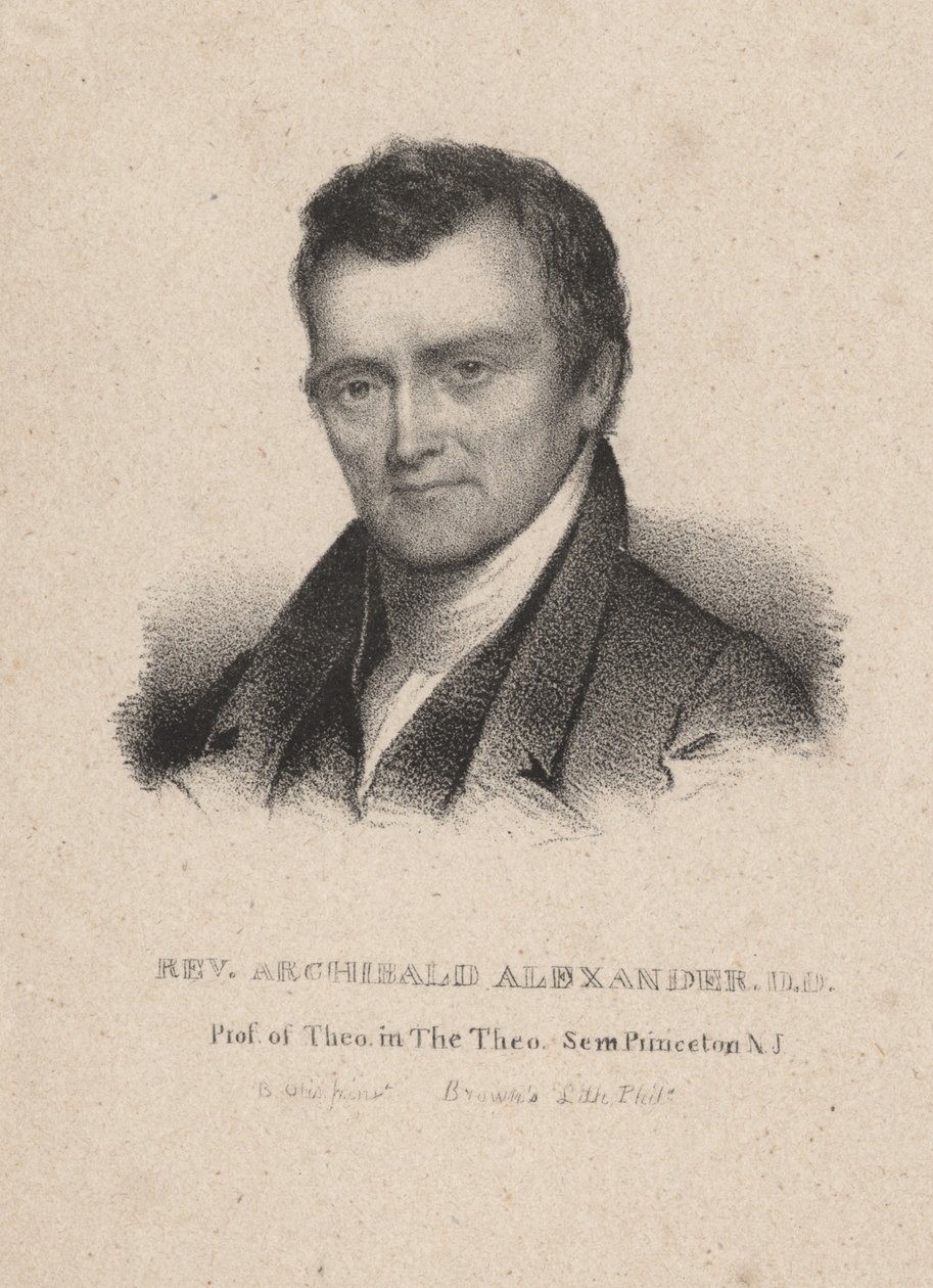 Rev. Archibald Alexander, DD de Bass Otis