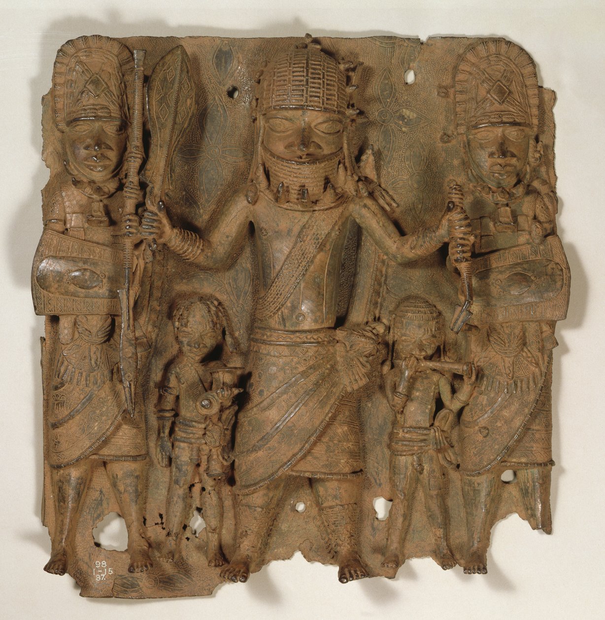 Benin Plaque, Nigéria (latão) de Benin
