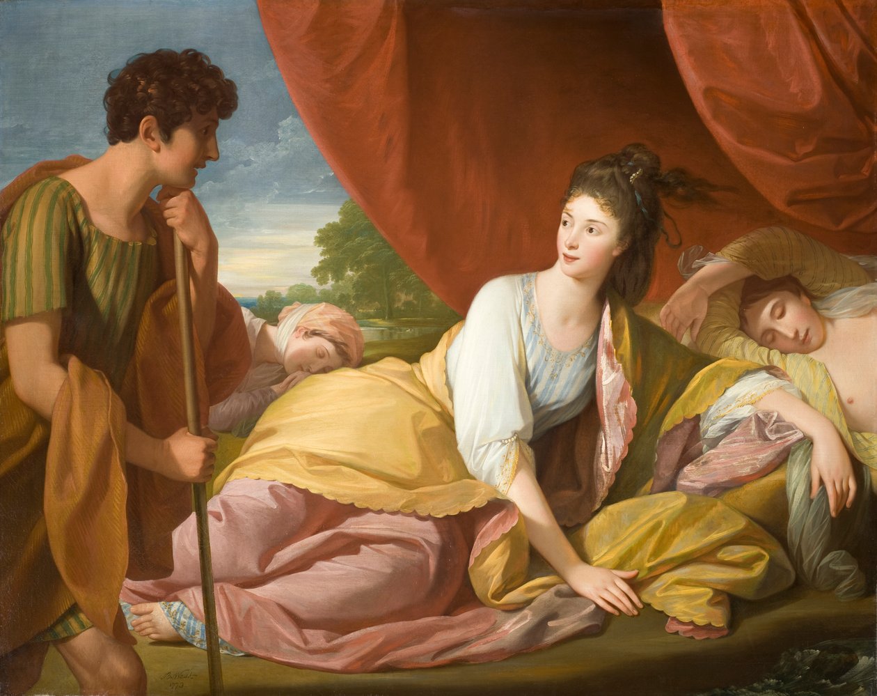 Cymon e Ifigênia de Benjamin West