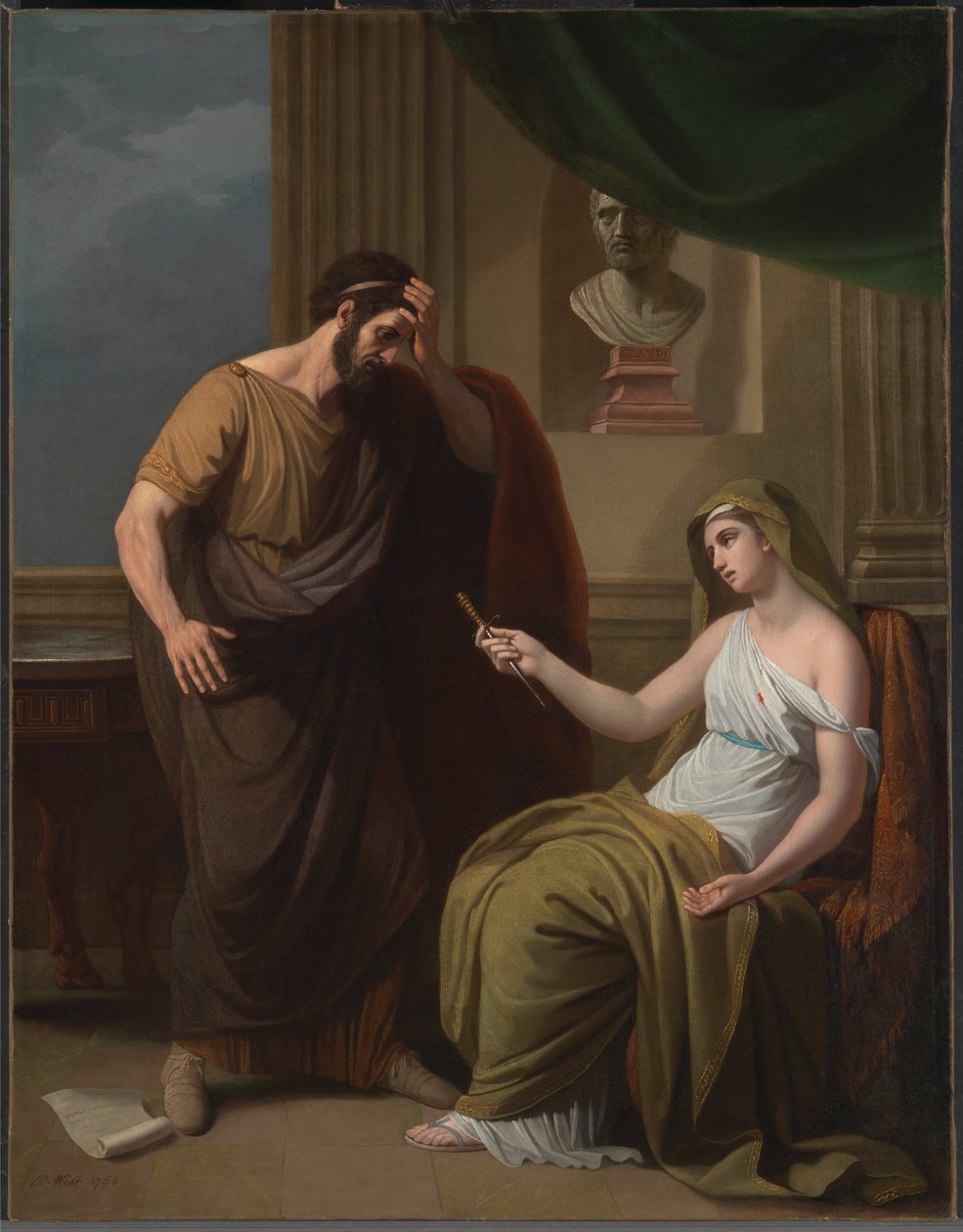 Paetus e Arria de Benjamin West