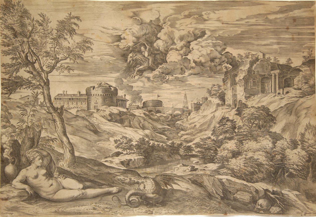Medoro e Angelica de Benjamin Thomas Pouncy