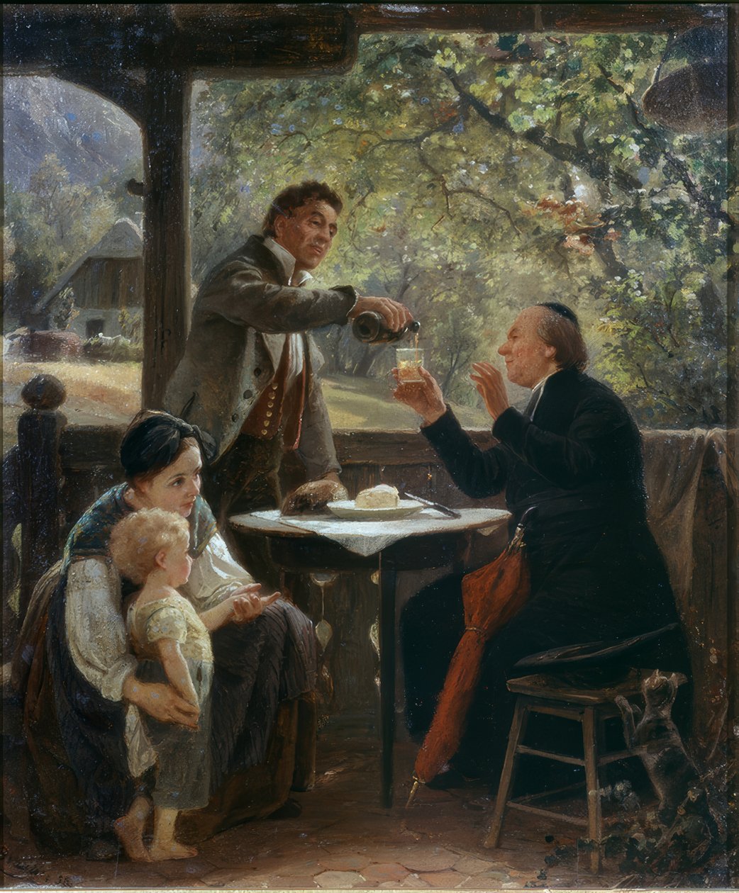 A visita do pastor de Benjamin Vautier