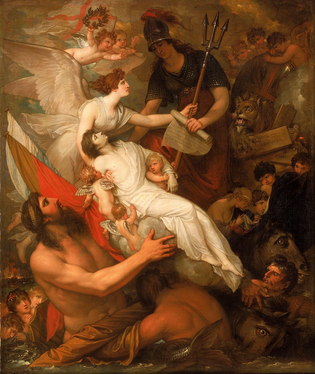 A imortalidade de Nelson de Benjamin West