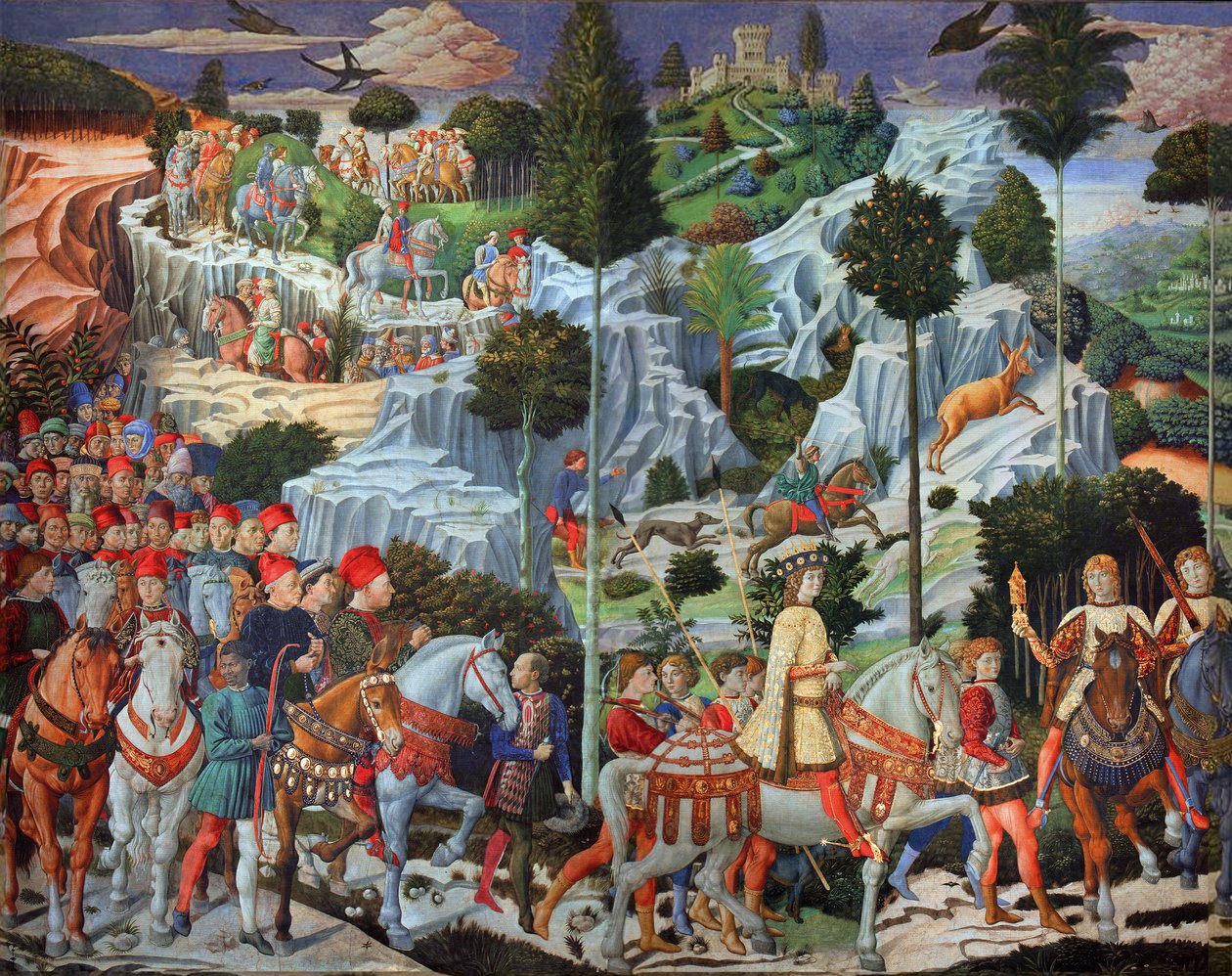 Procissão do rei mais novo de Benozzo Gozzoli