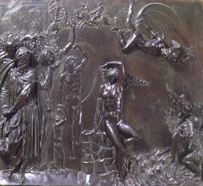 Perseus resgatando Andrómeda (bronze) de Benvenuto Cellini
