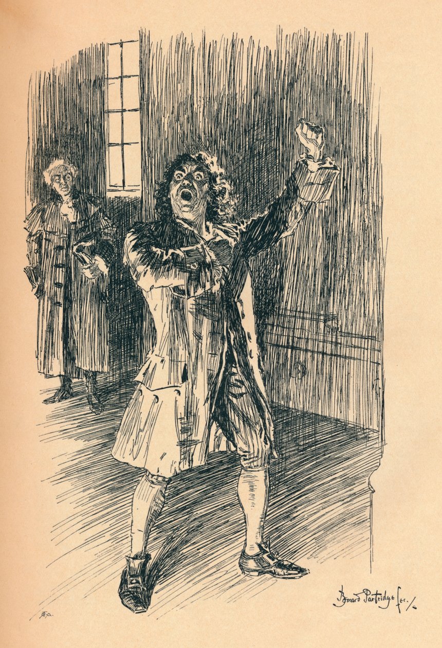 O ator, c1899 de Bernard Partridge