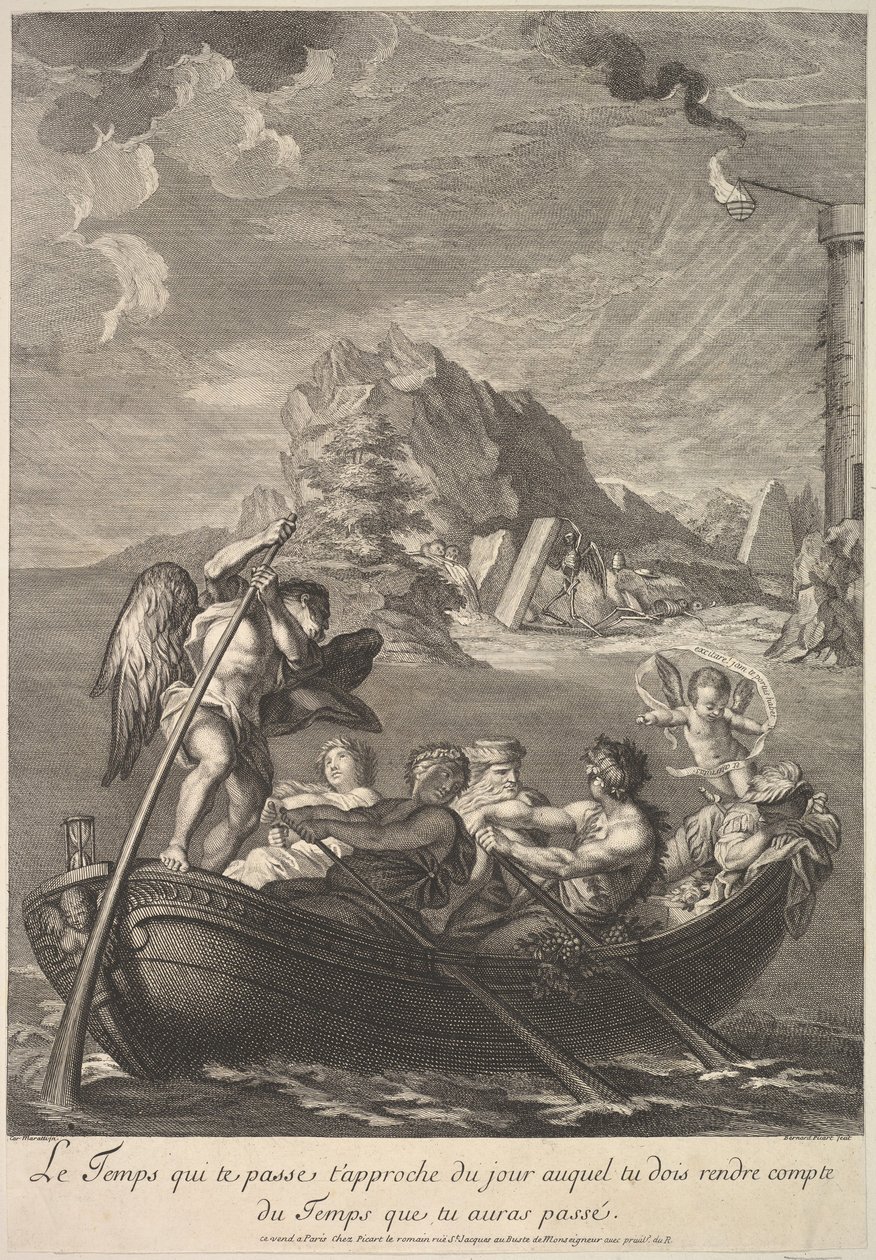 Alegoria do Tempo, 1690-1733. de Bernard Picart