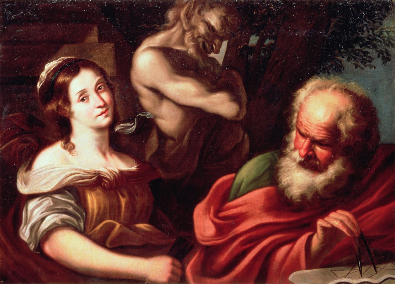 Alegoria da Matemática de Bernardo Strozzi