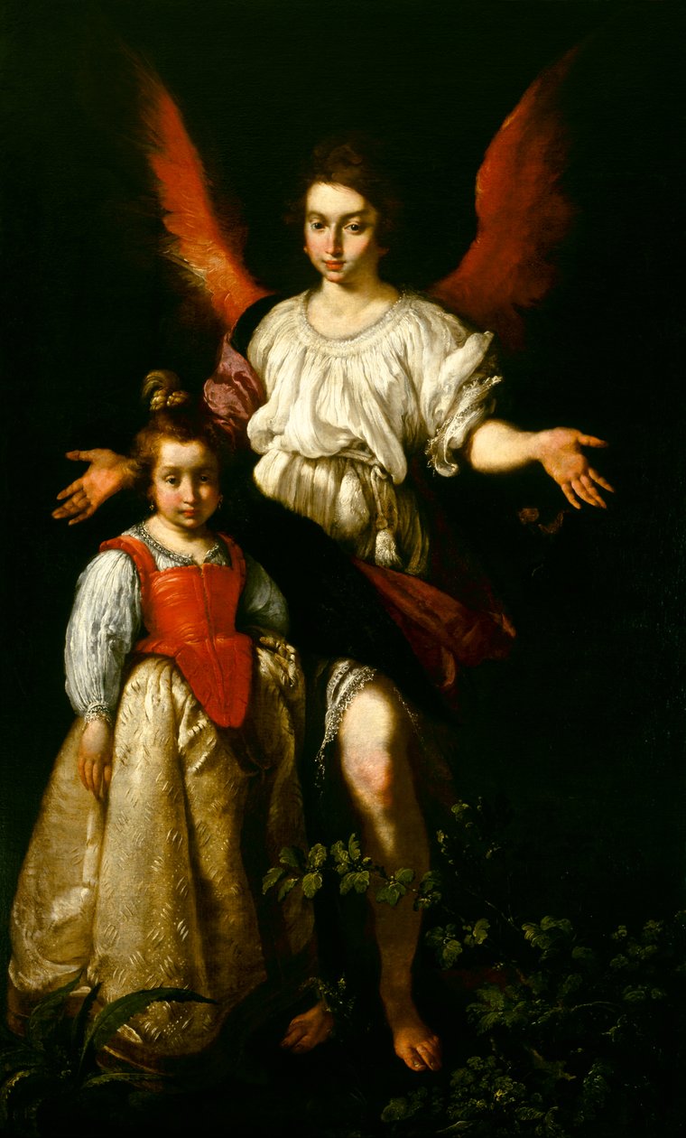 O Anjo da Guarda, c.1630 de Bernardo Strozzi