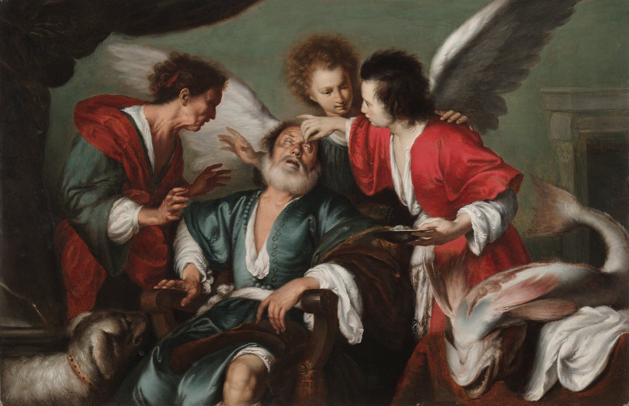 A cura de Tobit de Bernardo Strozzi