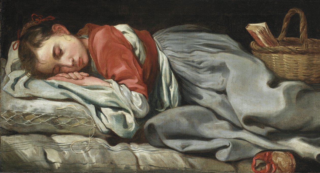 Menina dormindo de Bernardt Keil or Keyl