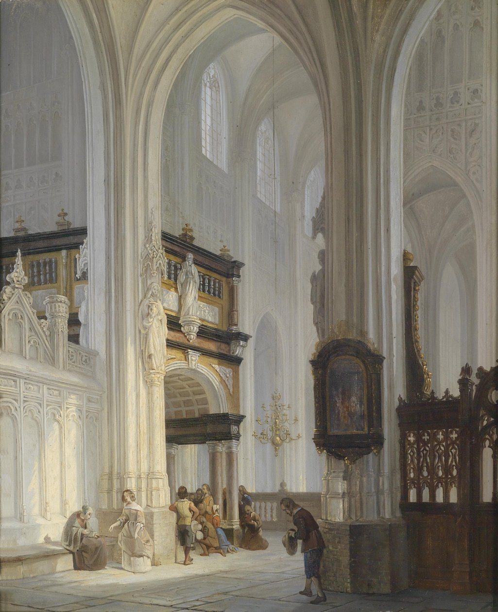 Kircheninterieur de Bernardus van de Laar