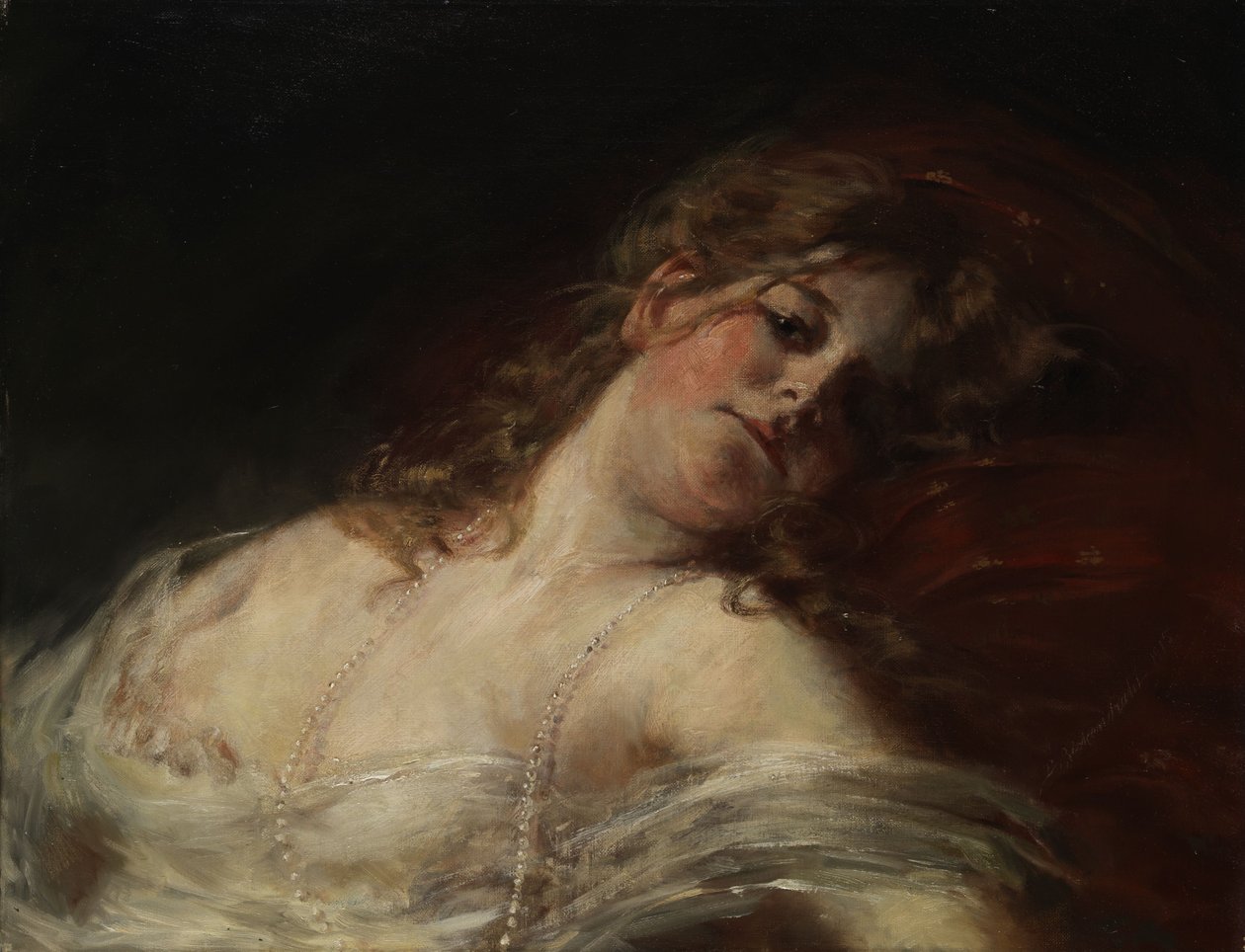 Menina descansando de Bernhard Zickendraht