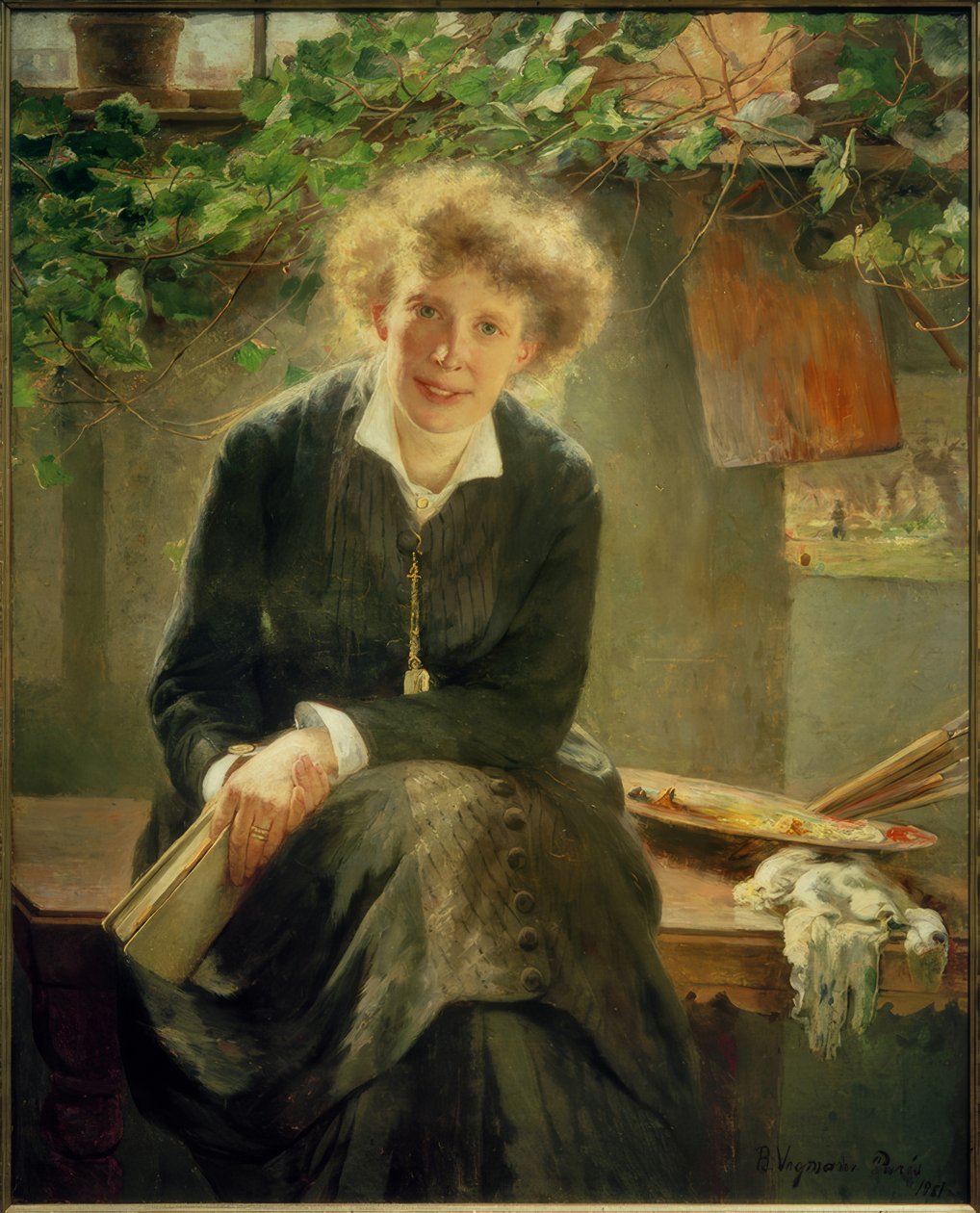 Portrait Jeanna Bauck de Bertha Wegmann