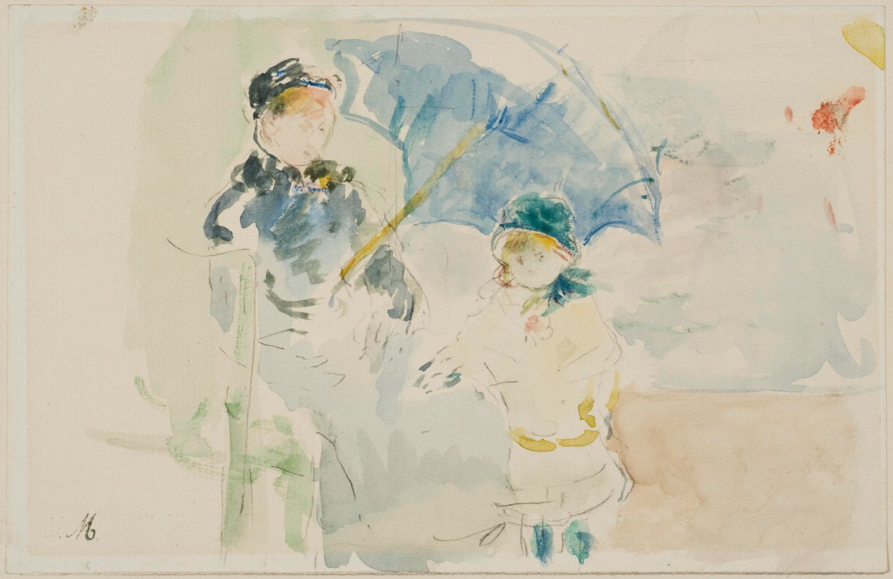 Bela praia de Berthe Morisot