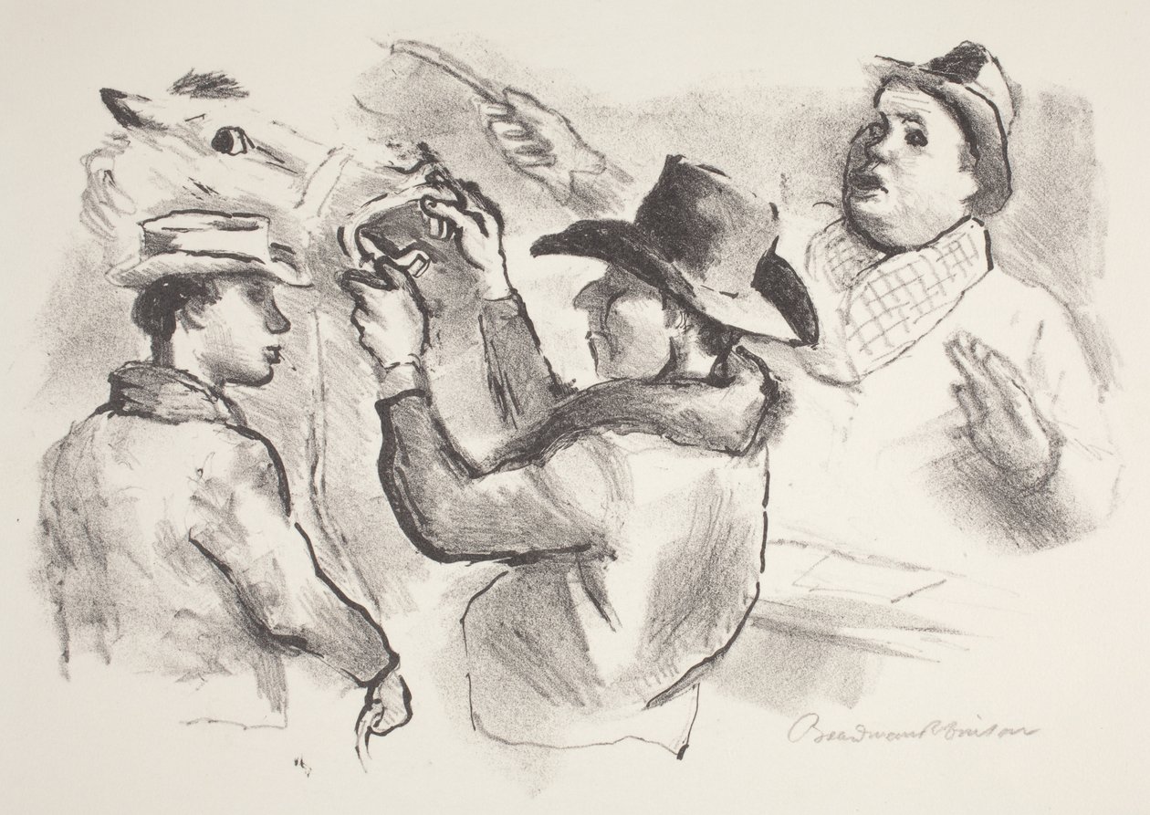 Leilão de cavalos de Boardman Robinson