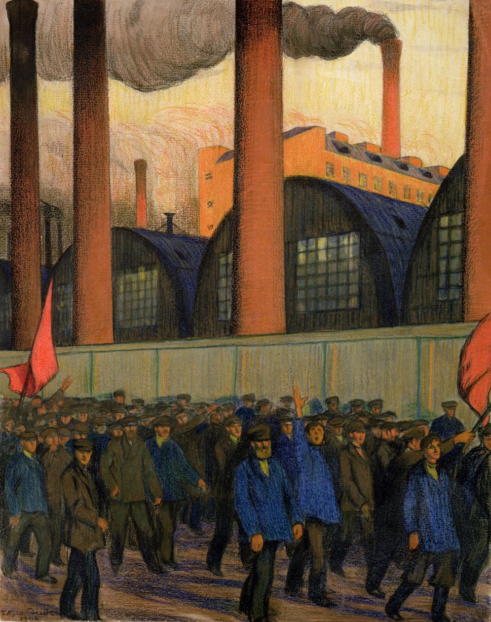 Greve de Boris Mikhailovich Kustodiev