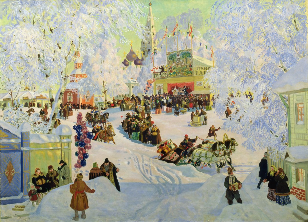 Maré Encoberta, 1919 de Boris Mikhailovich Kustodiev