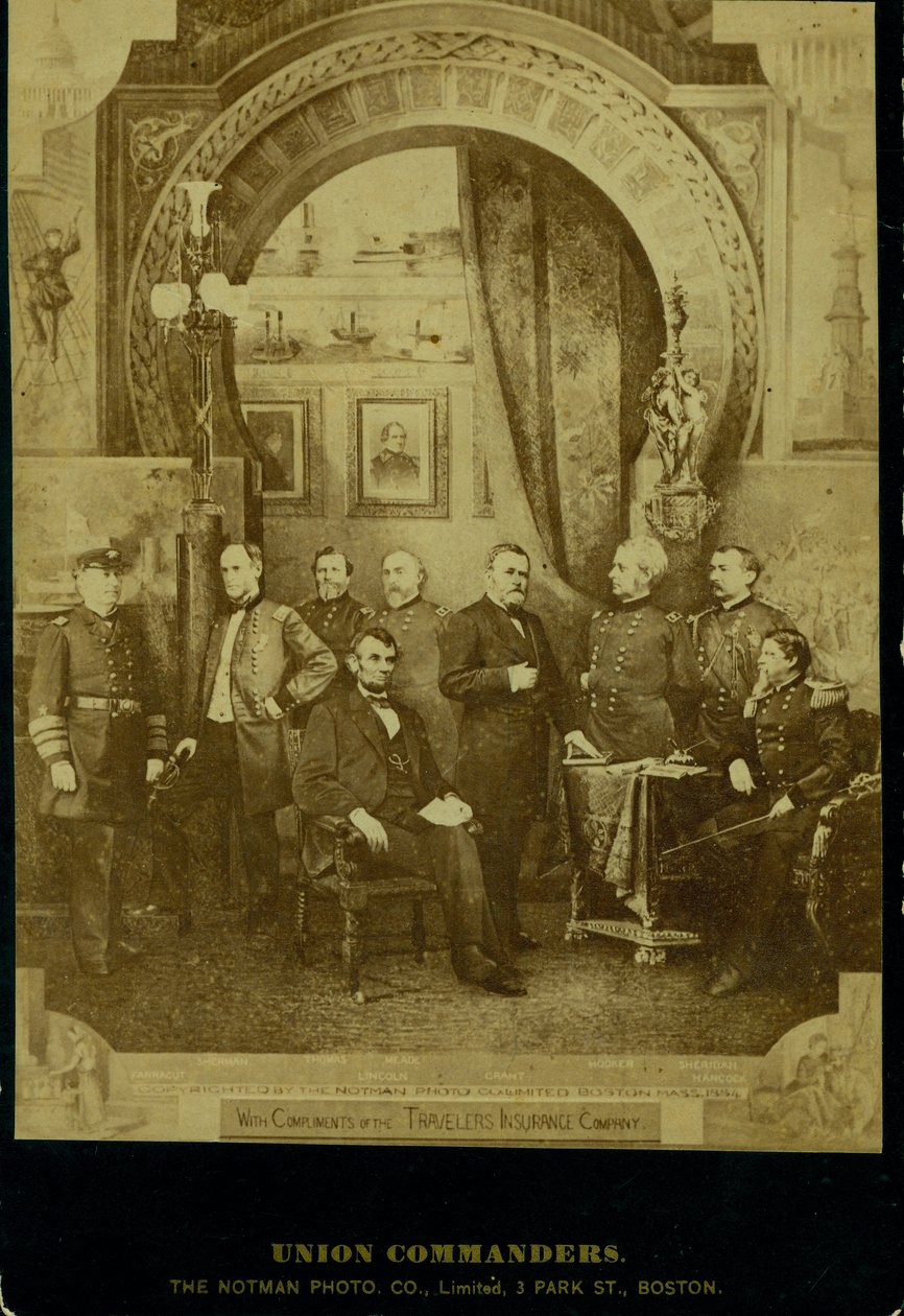 Comandantes da União. de Boston The Notman Photo Co.