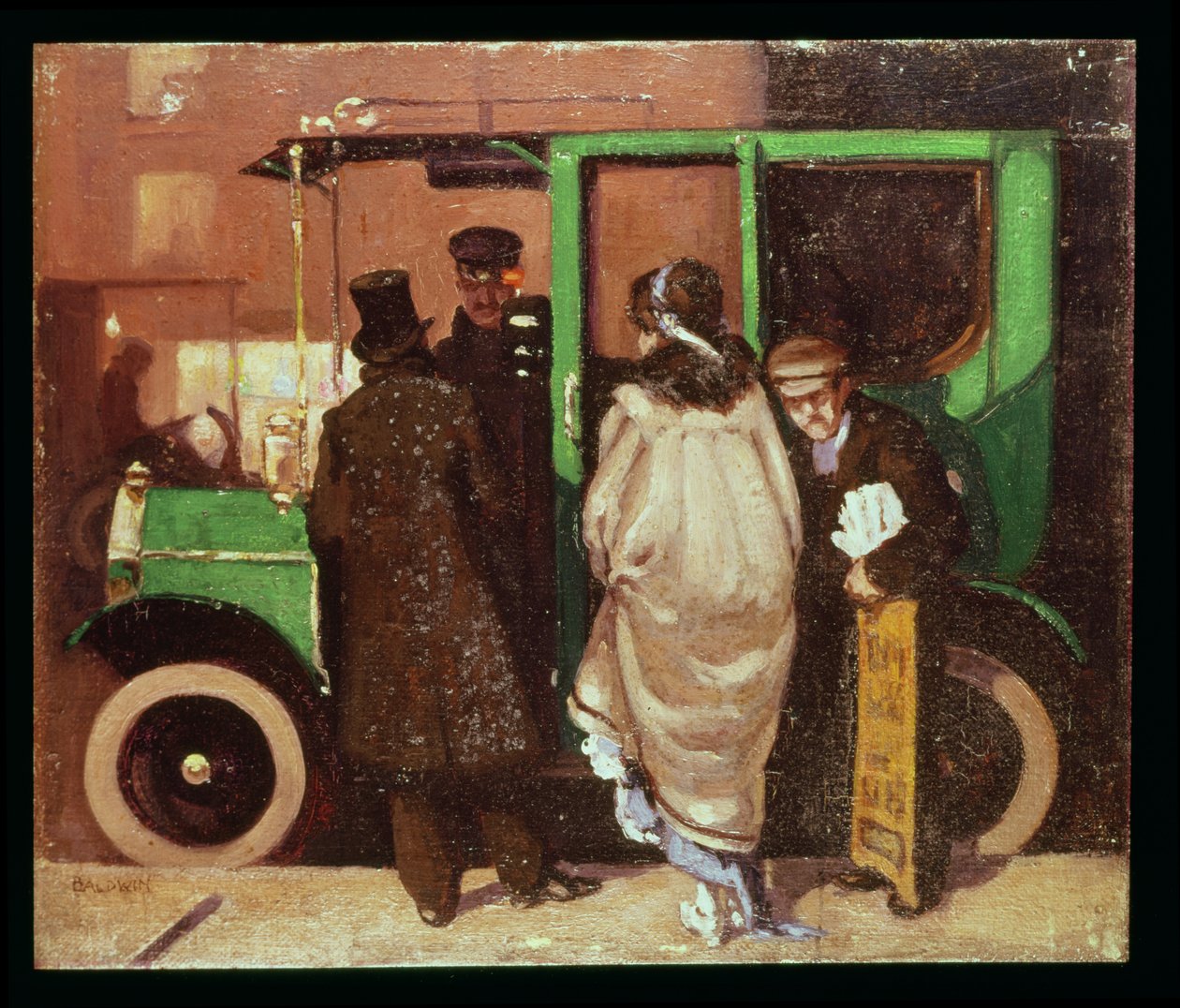 O táxi, c.1908-10 de Brake Baldwin