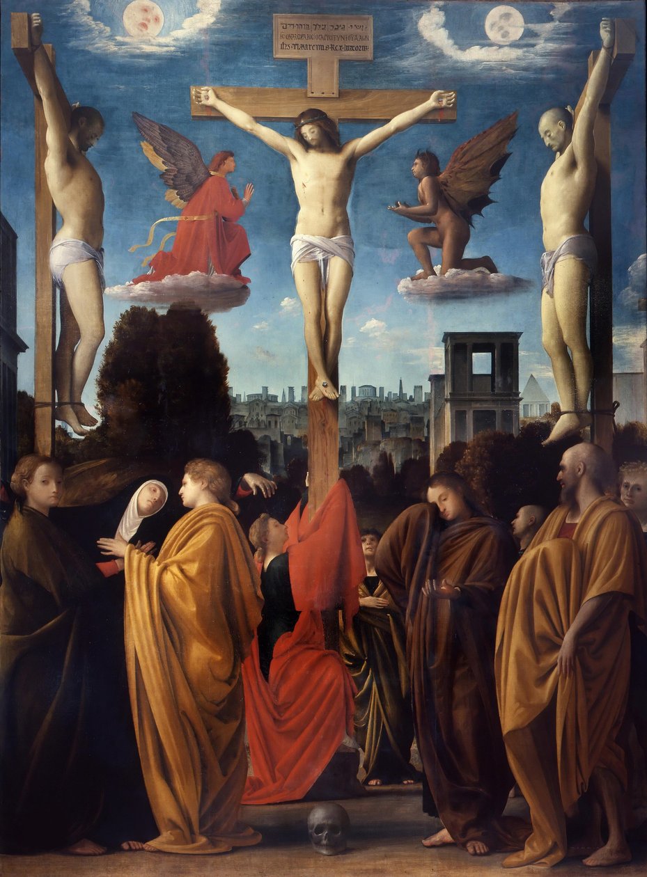 A Crucificação, ca. 1505-1510. de Bramantino