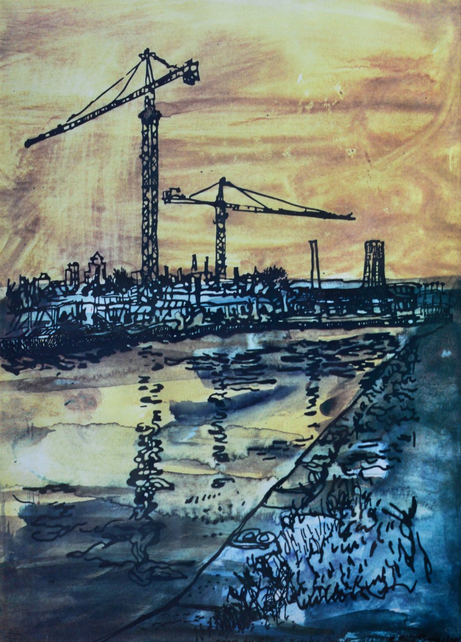 Guindastes, canal de Brenda Brin Booker