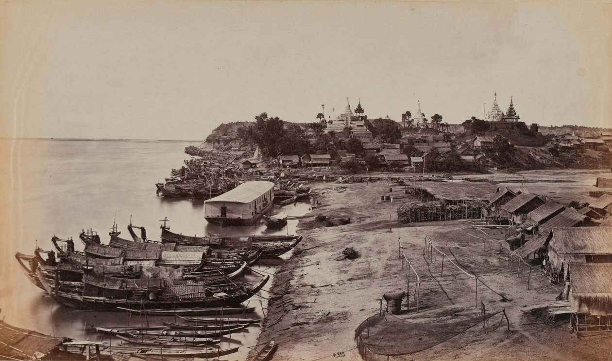 Aldeia no Irrawaddy de British Photographer