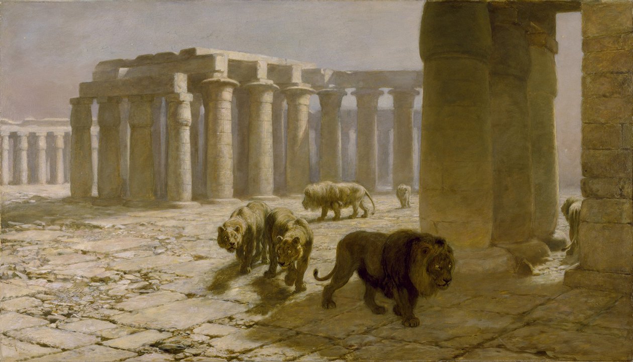 Síria, o Nightwatch, 1880 de Briton Riviere