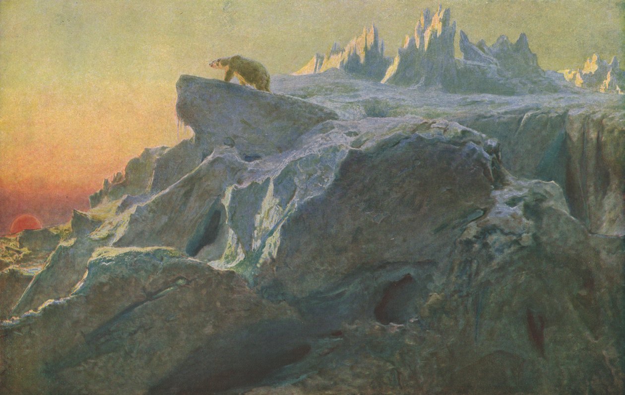 Além dos passos do homem, c1894, c1930. de Briton Riviere