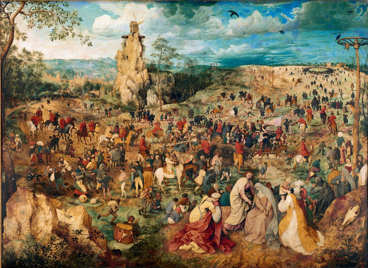 Cristo carregando a cruz, 1564 de Bruegel
