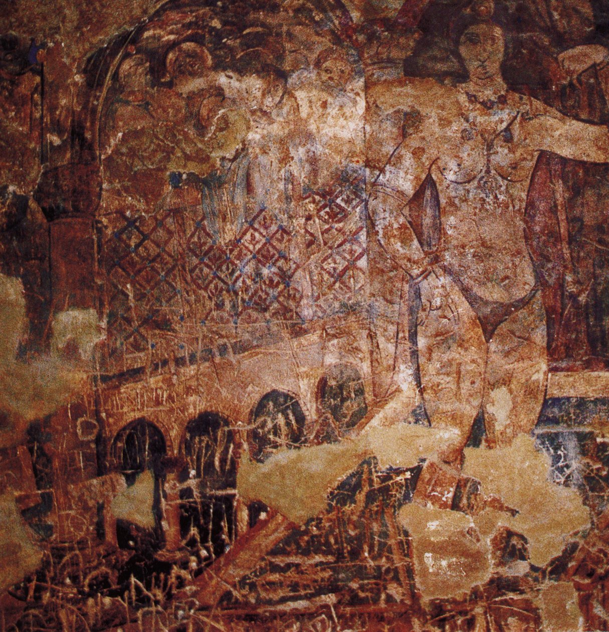 Afresco de mulher de banho de C.Vibert Guigue