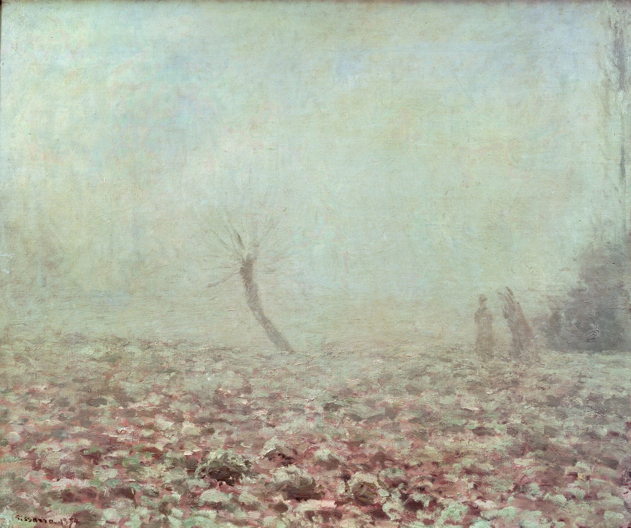 Paisagem, 1874 de Camille Jacob Pissarro
