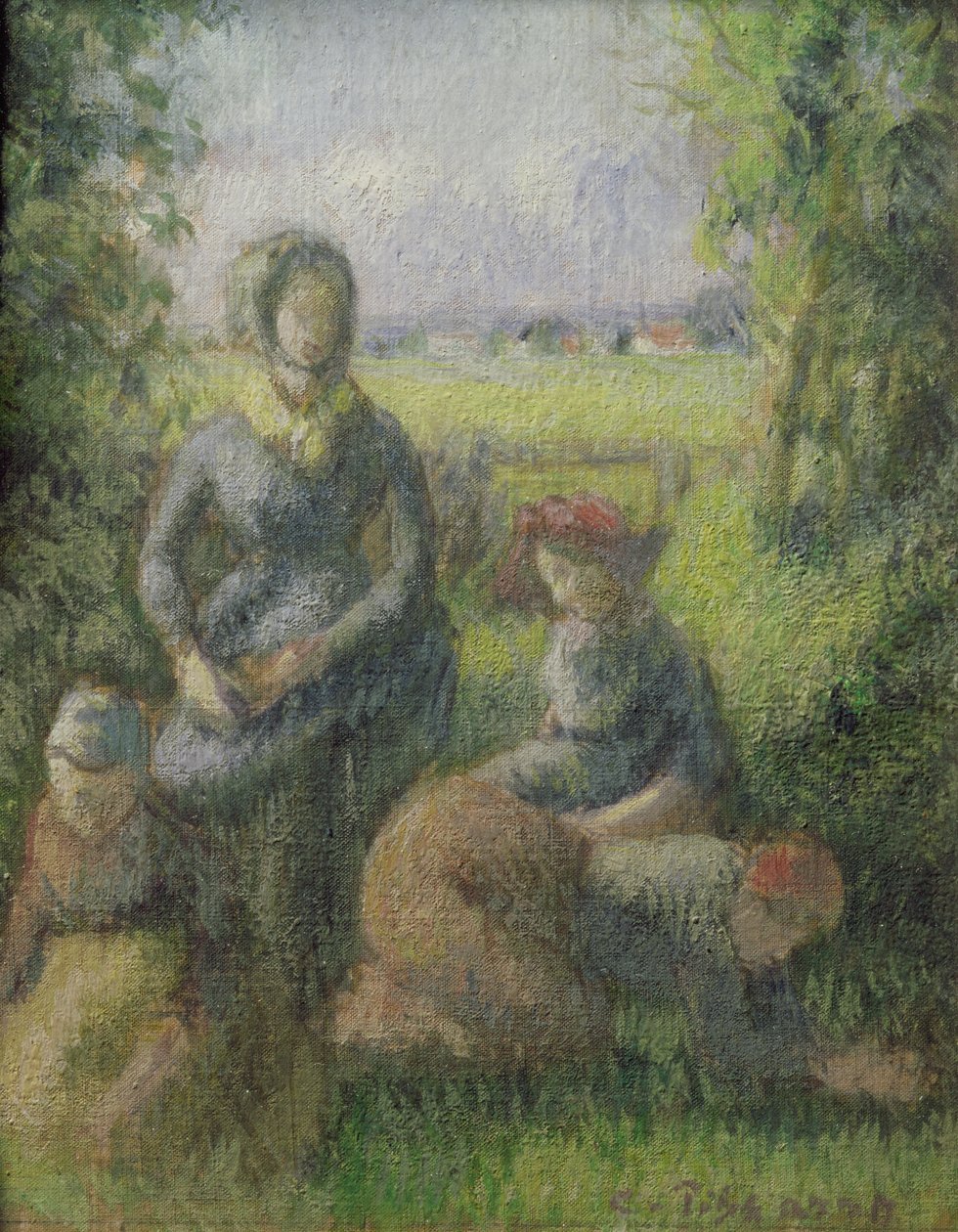 Cena rústica de Camille Jacob Pissarro