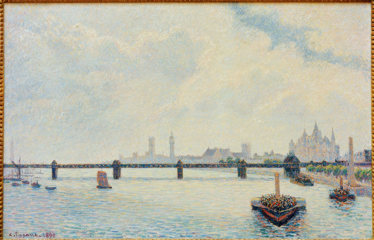 Charing Cross Bridge, Londres de Camille Pissarro