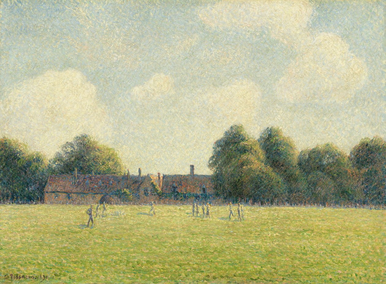 Hampton Court Verde de Camille Pissarro
