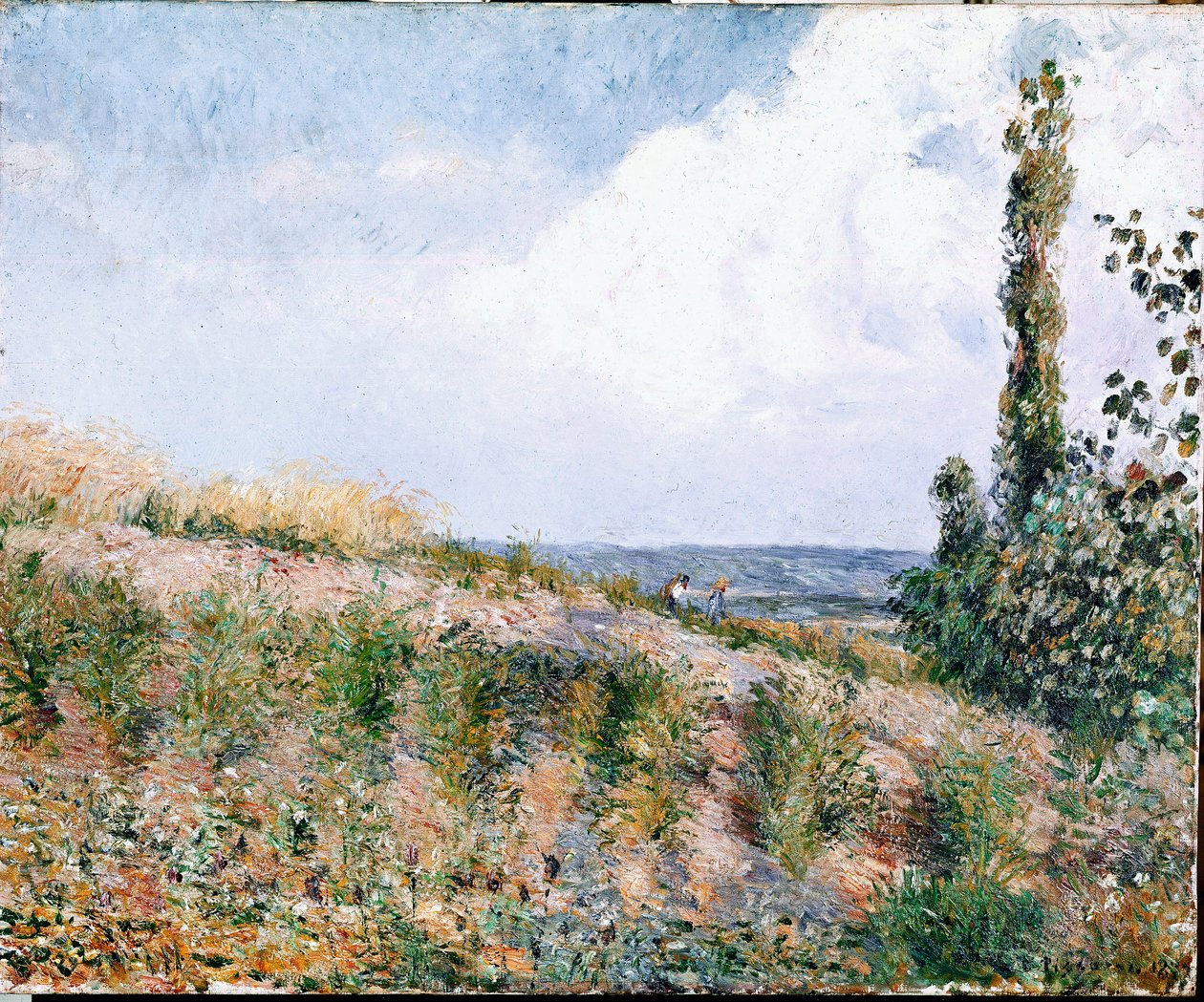 Paisagem (óleo sobre tela) de Camille Jacob Pissarro