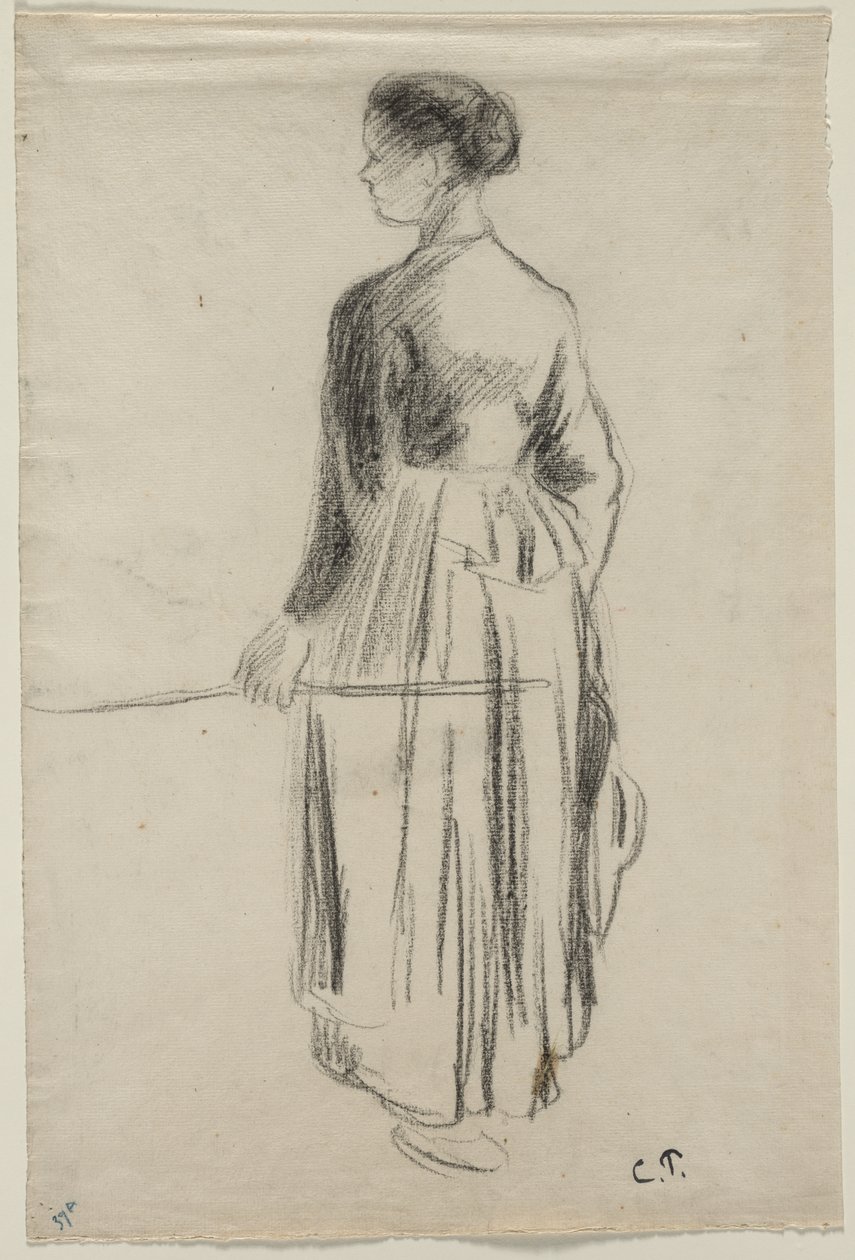 A Vaqueira, Eragny de Camille Pissarro